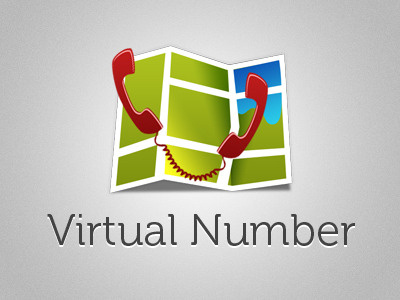 Virtual Number Icon design freelance icon illustrator photoshop