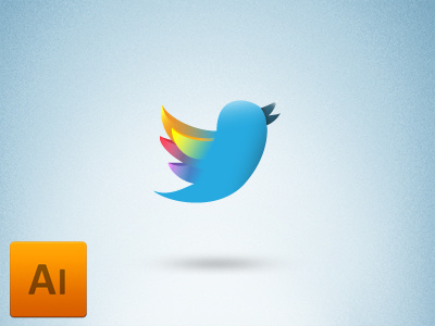Twitter Icon/logo FREEBIE ai download free freebie freelance icon logo