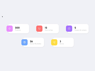 Animated Components made 100% on Figma animated animated components animation colorful components components system components web