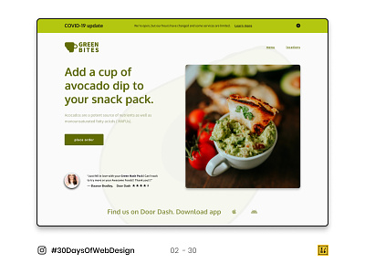 02 - 30 Instagram #30DaysOfWebDesign Challenge branding figmadesign logo typogaphy ui design ui ux web design