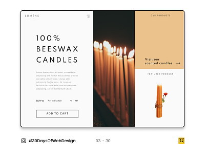 03 - 30 Instagram #30DaysOfWebDesign Challenge figmadesign photoshop typography ui ux web design