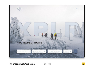 04 - 30 Instagram #30DaysOfWebDesign Challenge