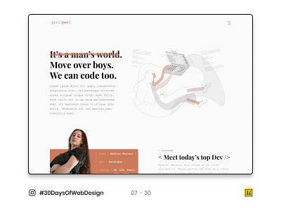 07 - 30 Instagram #30DaysOfWebDesign Challenge