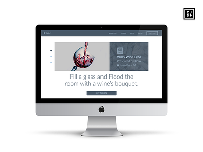 UVA Wine Expo Theme adobe xd responsive design ui ux website design