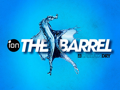 ION The Barrel branding creative direction film graphic design logo movie surf timmy woolley water