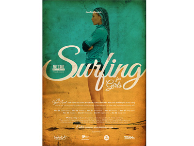 Surfing for Girls Poster concept 2013