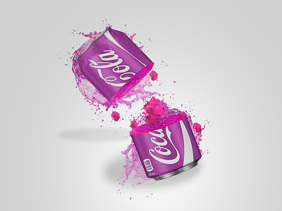 Dragon coca advertising drinks graphicdesign manipulation photoshop
