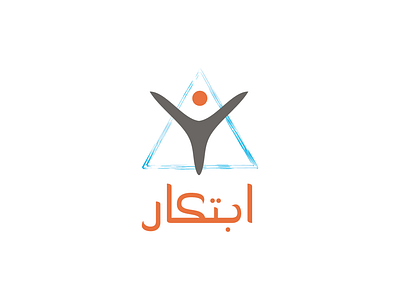 Ibtikar branding design logo