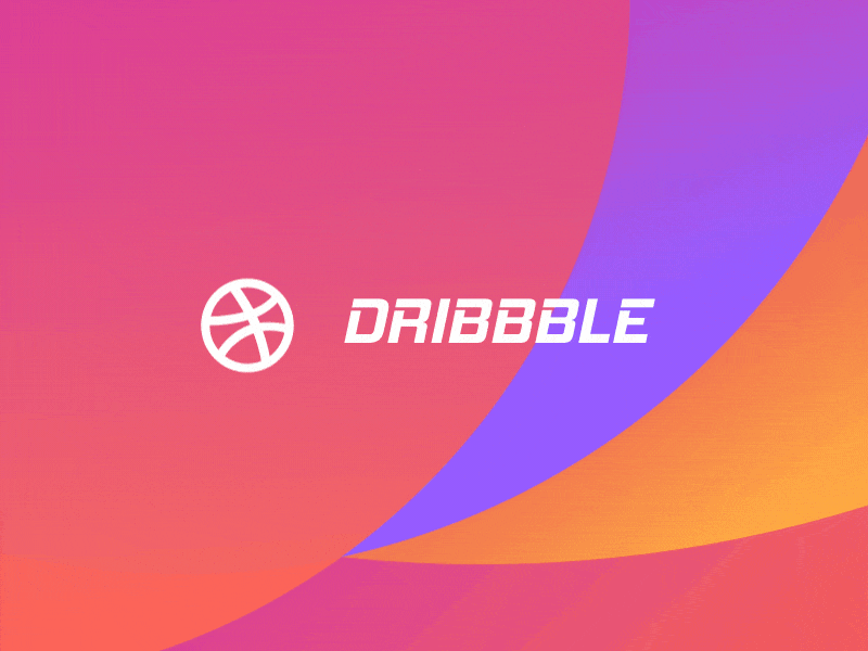 Hello Dribbble! 2019 animation ball branding color design dribbble first logo motion shot ui