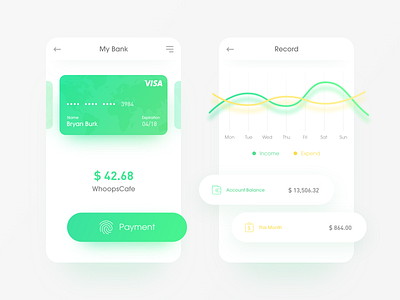 Daily UI & Banks 100 daily ui app bank dashboard data design pay payment ui ui design