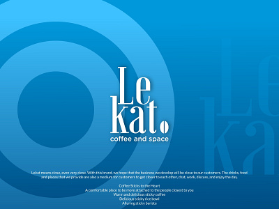 Lekat | Logo Design branding cafe coffee design graphic design logo logotype minimal typography vector wordmark