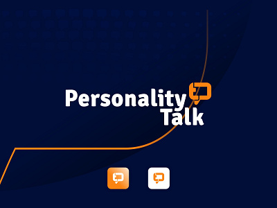 Personality Talk Logo & Branding branding design icon illustration life logo minimal typography vector