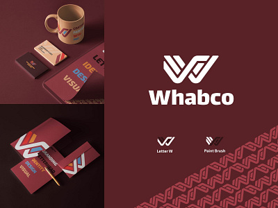 W Monogram Logo: Whabco