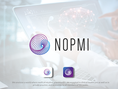 Abstract Spiral Healthcare Logo Nopmi