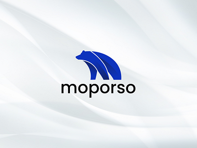 Modern Polar Bear Logo Moporso