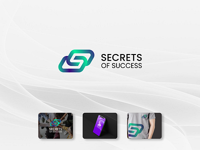 Modern Monogram M Secret of Success blue brand designer brand guide brand identity branding cyan design gradient green icon logo logo creator logo design minimal modern monogram popular startup company vector visual identity