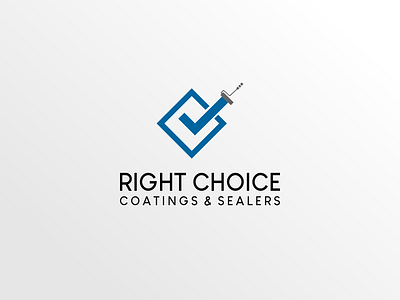 Right Choice animation app branding design flat icon illustration logo minimal monogram typography ui ux vector web