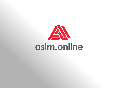 ASLM.ONLINE app art brand branding clean design flat graphic design icon identity illustration logo minimal monogram type typography ui ux vector web