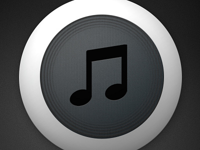 Itunes White audio full layered icon itunes photoshop psd system