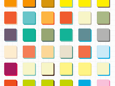 Colors study for icon color icon illustrator vector