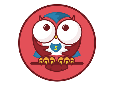 Sandy the Owl app icon education app illustration ios mascot