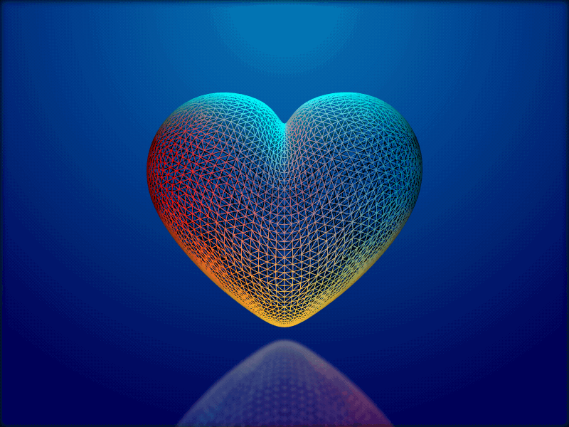 3d Heart 3d 3d art creative gif logo motion motion design smooth animation visual design