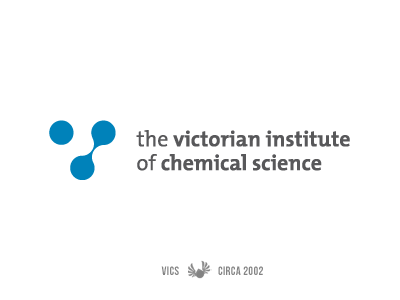 Victorian Institute of Chemical Science Logo circa 2002 client logo vics