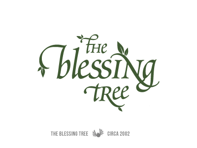 The Blessing Tree Logo circa 2002 client logo the blessing tree
