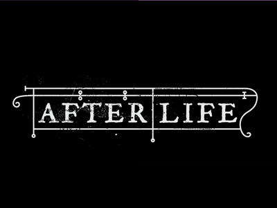 Afterlife after afterlife aged black distressed grunge life magic rune sigil white