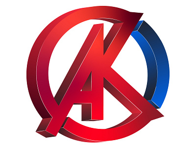 Ak Logo 01 branding design icon illustration illustration desi logo minimal typography ui ux vector