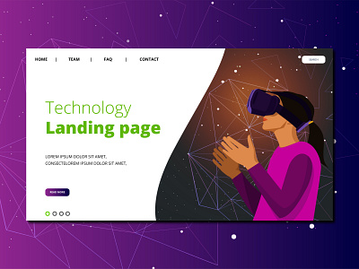 Technology landing page