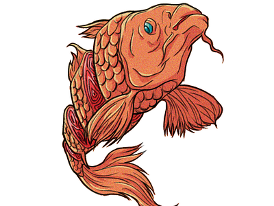 Carp Fish art design designer digitalart fish fishing graphicdesign illustration illustrator photoshop sushi