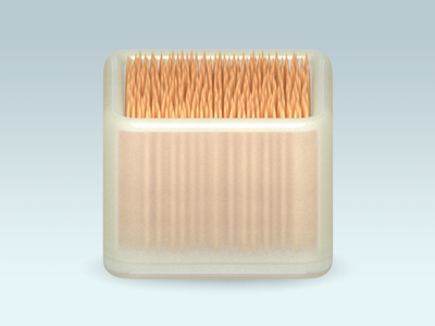 Toothpick box icon box icon ios tooth toothpick