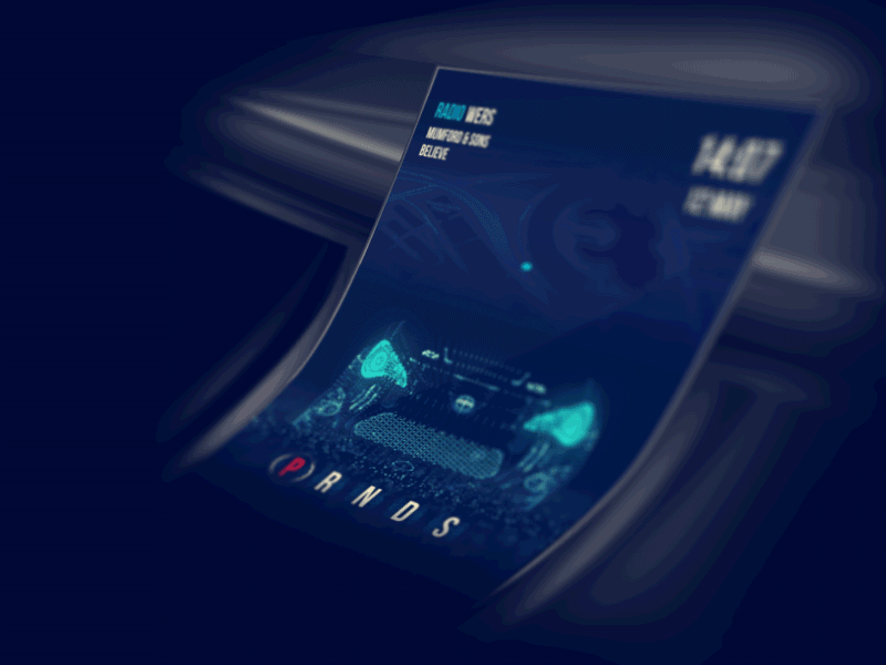 Electric Powered Car Dashboard Ui On Behance