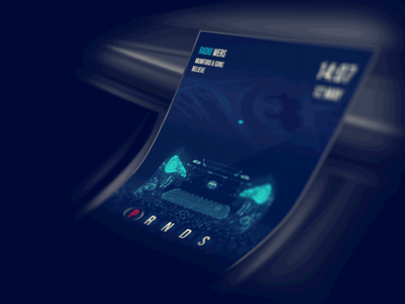 Car dashboard “Welcome” animation animation automobile car concept dashboard design interface map navigation ui vehicle
