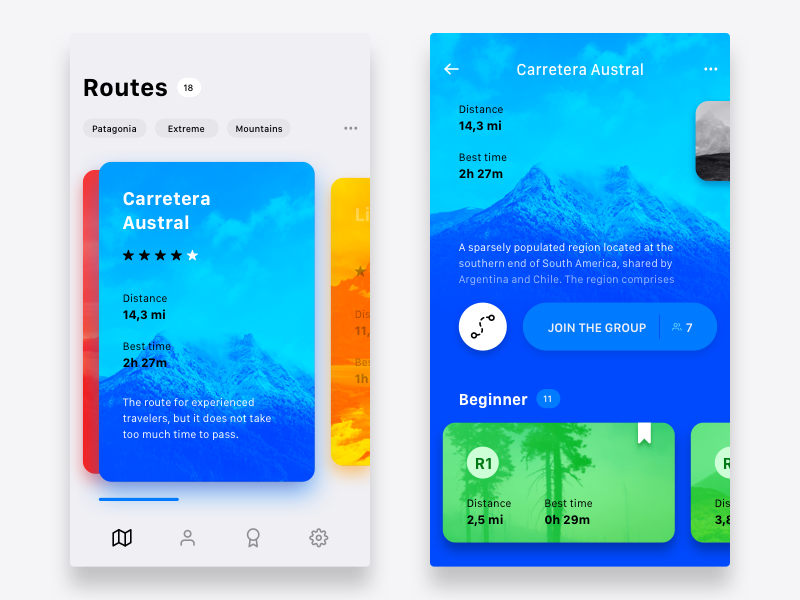 relive hiking app