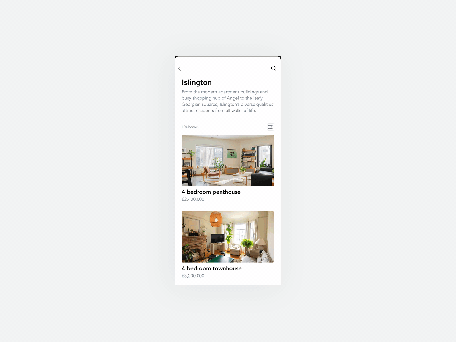 Property Listings Animation by Sham Desaur on Dribbble