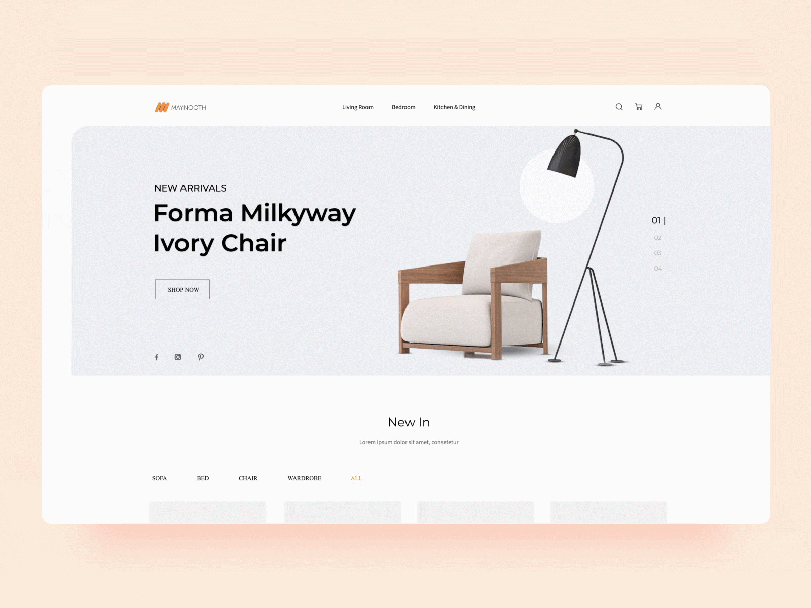 Furniture E-Commerce Website