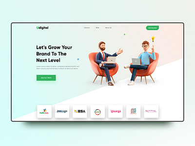 Digital Agency Landing Page