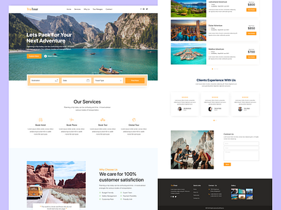 Travel Agency Landing Page