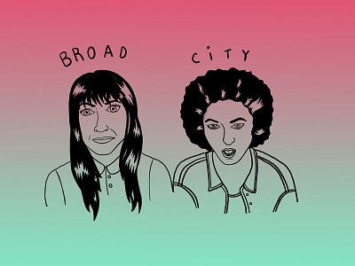 Broad city drawing