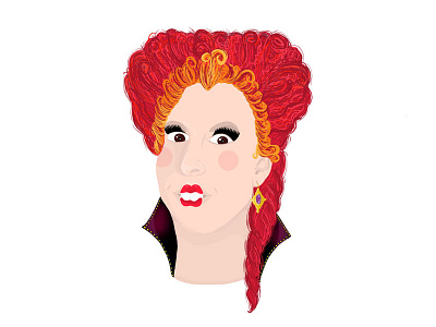 Winifred drawing head hocus pocus people winifred witch