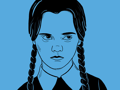 Wednesday addams draw family photoshop wednesday