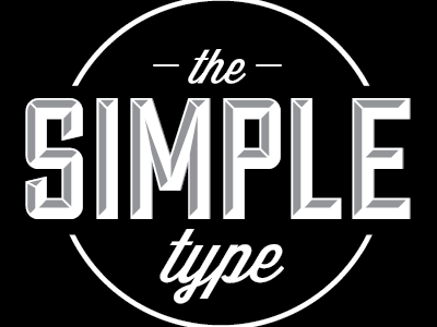 The Simple Type everydayworks typography