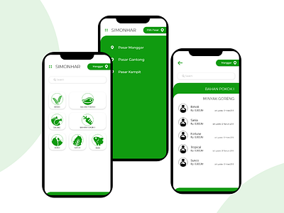 Price Monitoring System App app design simonhar ui ux