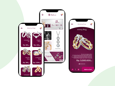 Jewelry Store Mobile Apps app branding concept app design illustration interface mobile app ui uiuxdesign userinterface ux