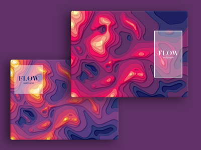 Flow #1 art background color design flow graphic illustration poster poster design vector visual wallpaper