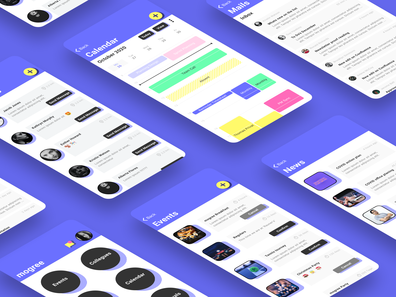 Employee App by Sarah Thauer on Dribbble