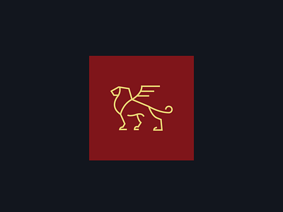 Lion With Wings - Wealth Management Company Logo Design