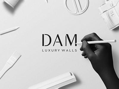 DAM Luxury Walls Brand Identity Design